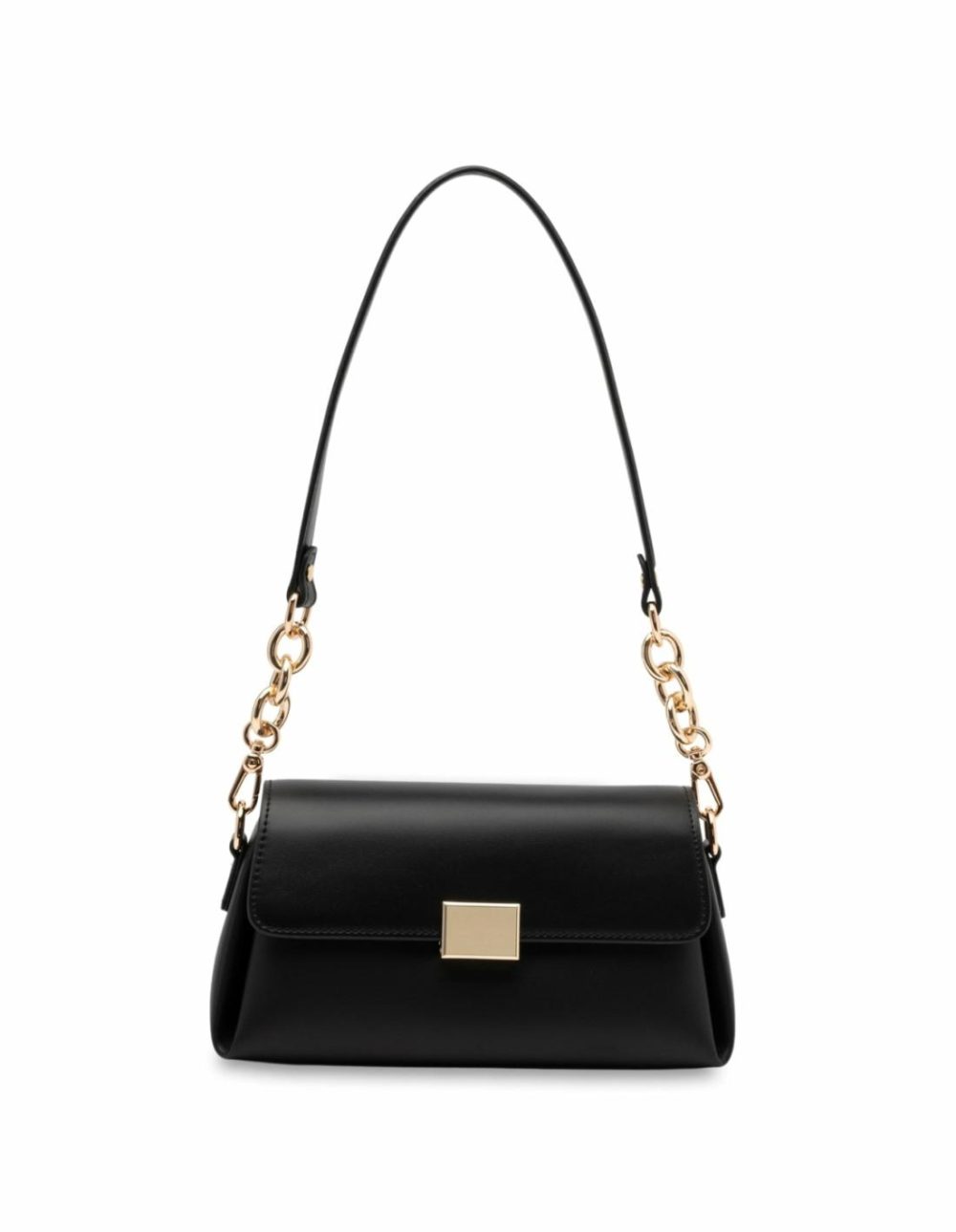 Aliana Leather Crossbody Bag- Black Bags