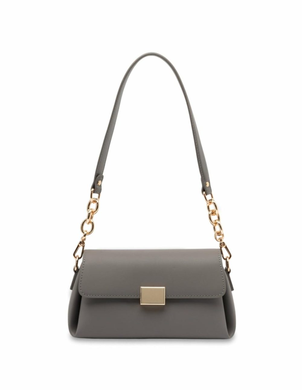 Aliana Leather Crossbody Bag- Blue Grey Bags