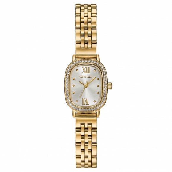 Aurora Watch- Yellow Gold/White Face Accessories