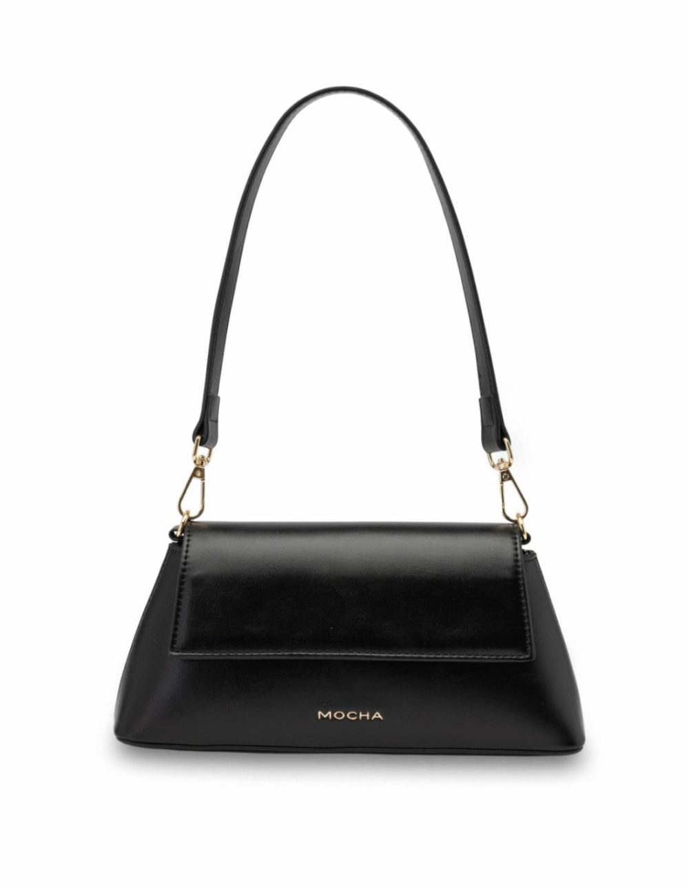 Ava Baguette Crossbody Bag- Black Bags