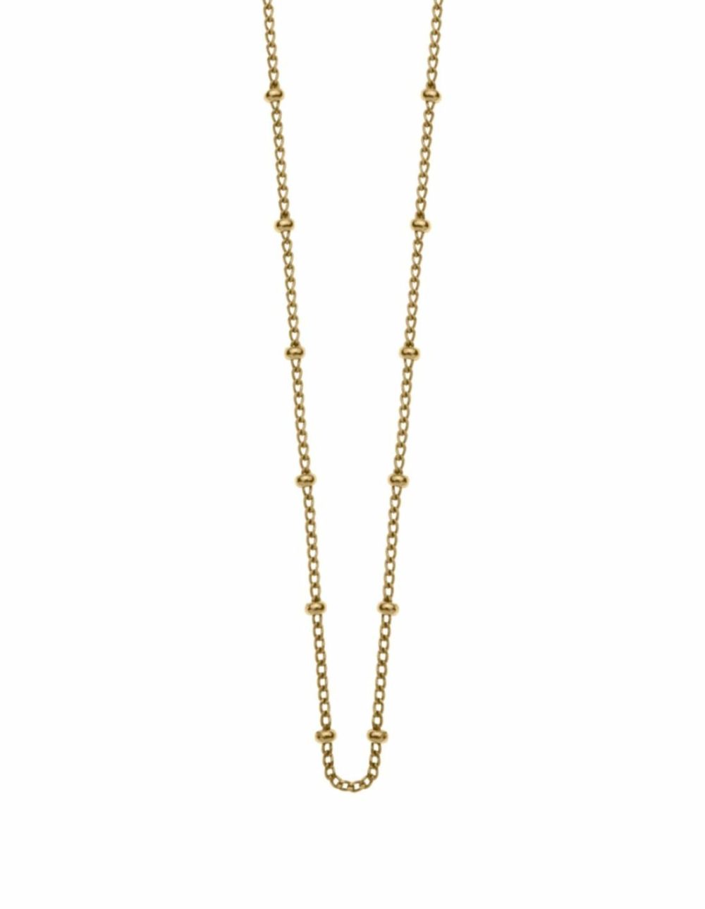 Bespoke Ball Chain 18″ – 20″ W/ 18K Gold Vermeil Jewellery