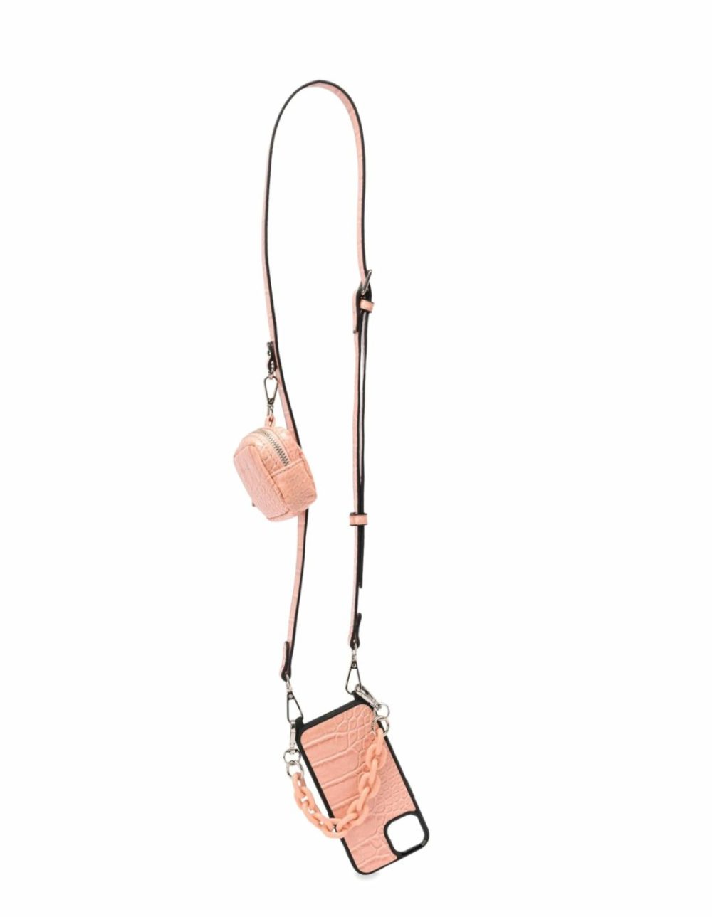 Calissa Croco Lanyard Phone Case Iphone 13 – Pink Accessories