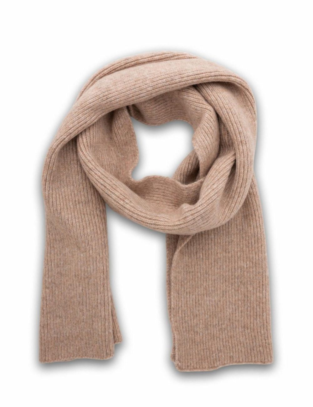 Classic Knitted Scarf- Beige Accessories