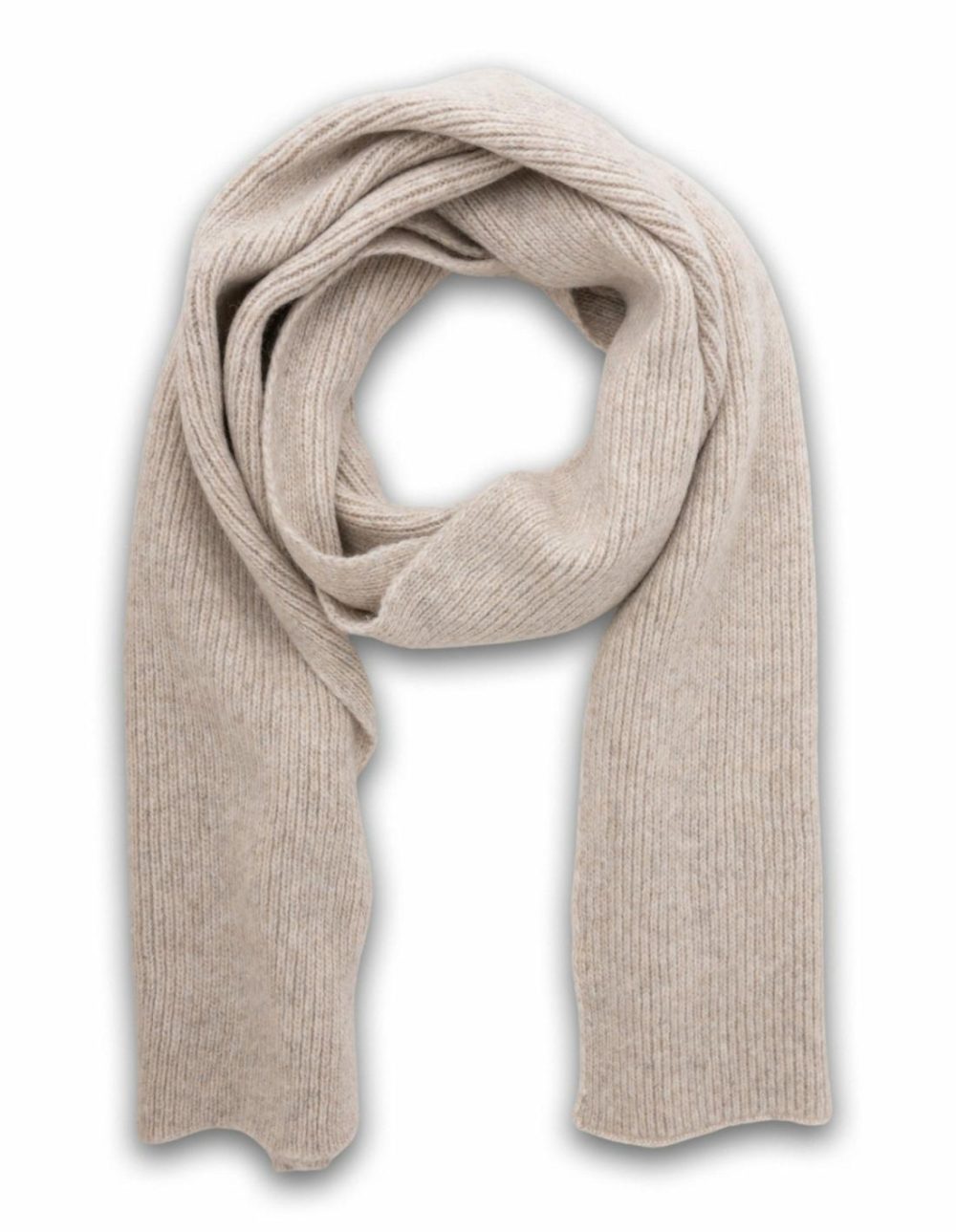 Classic Knitted Scarf- Ivory Accessories