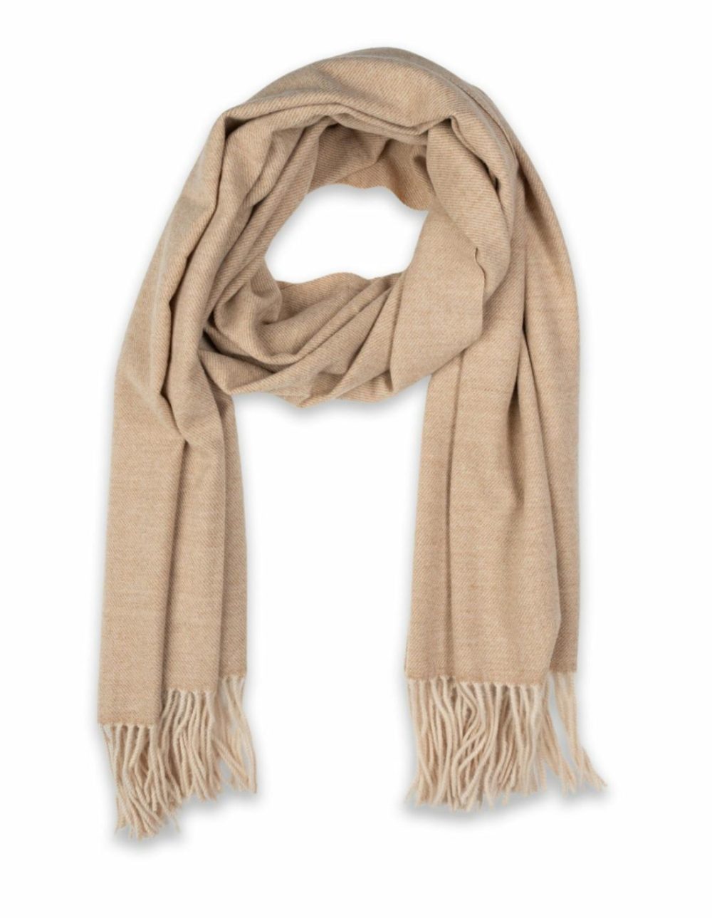 Classic Twill Scarf- Beige Accessories