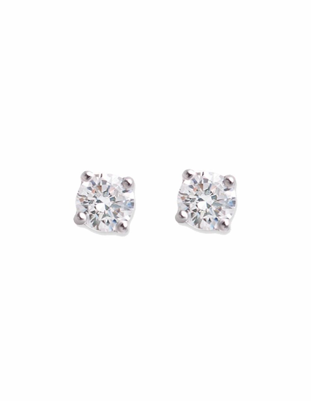 Cz Medium Claw Set Stud Earrings Earrings