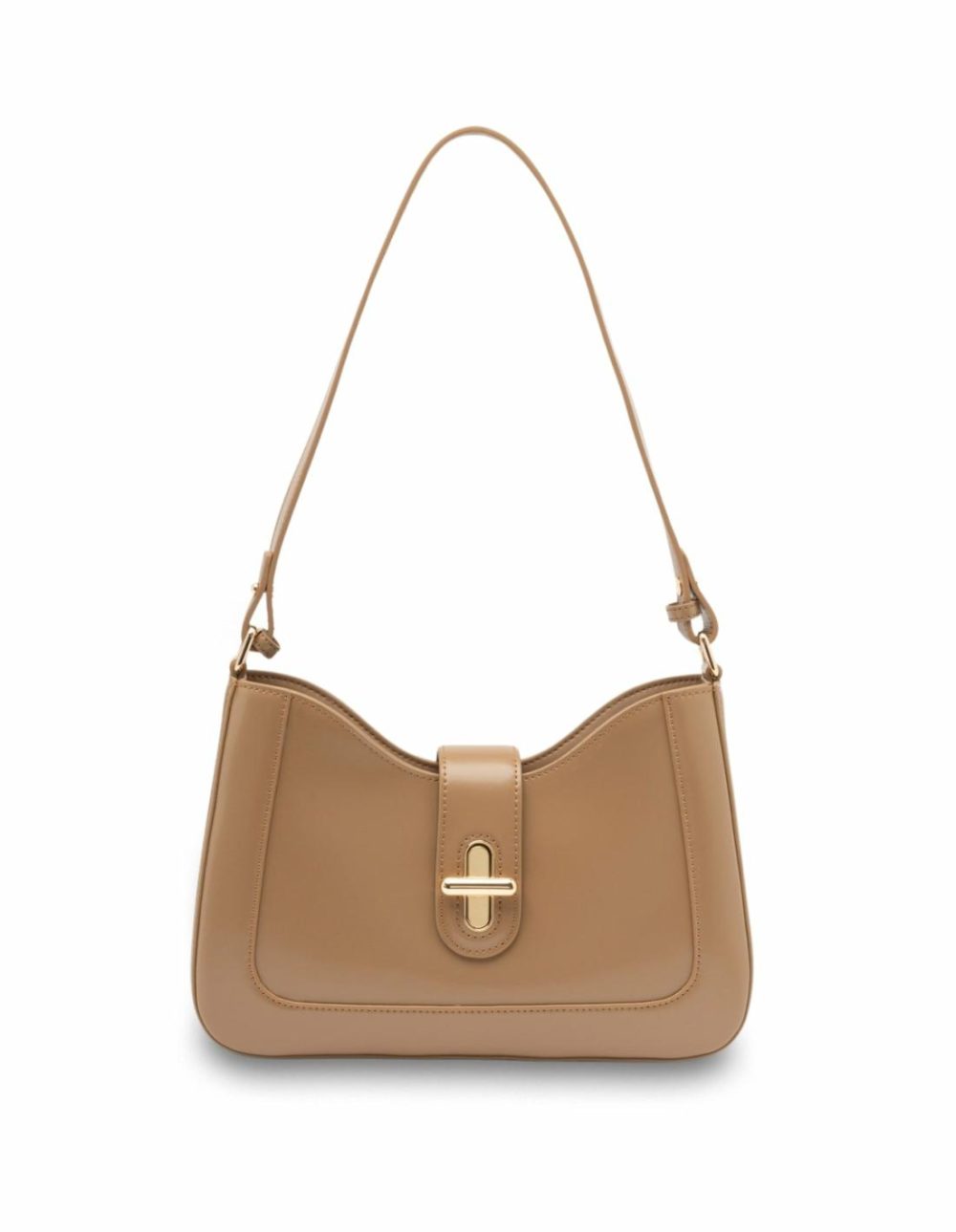 Danika Leather Crossbody Bag- Tan Bags