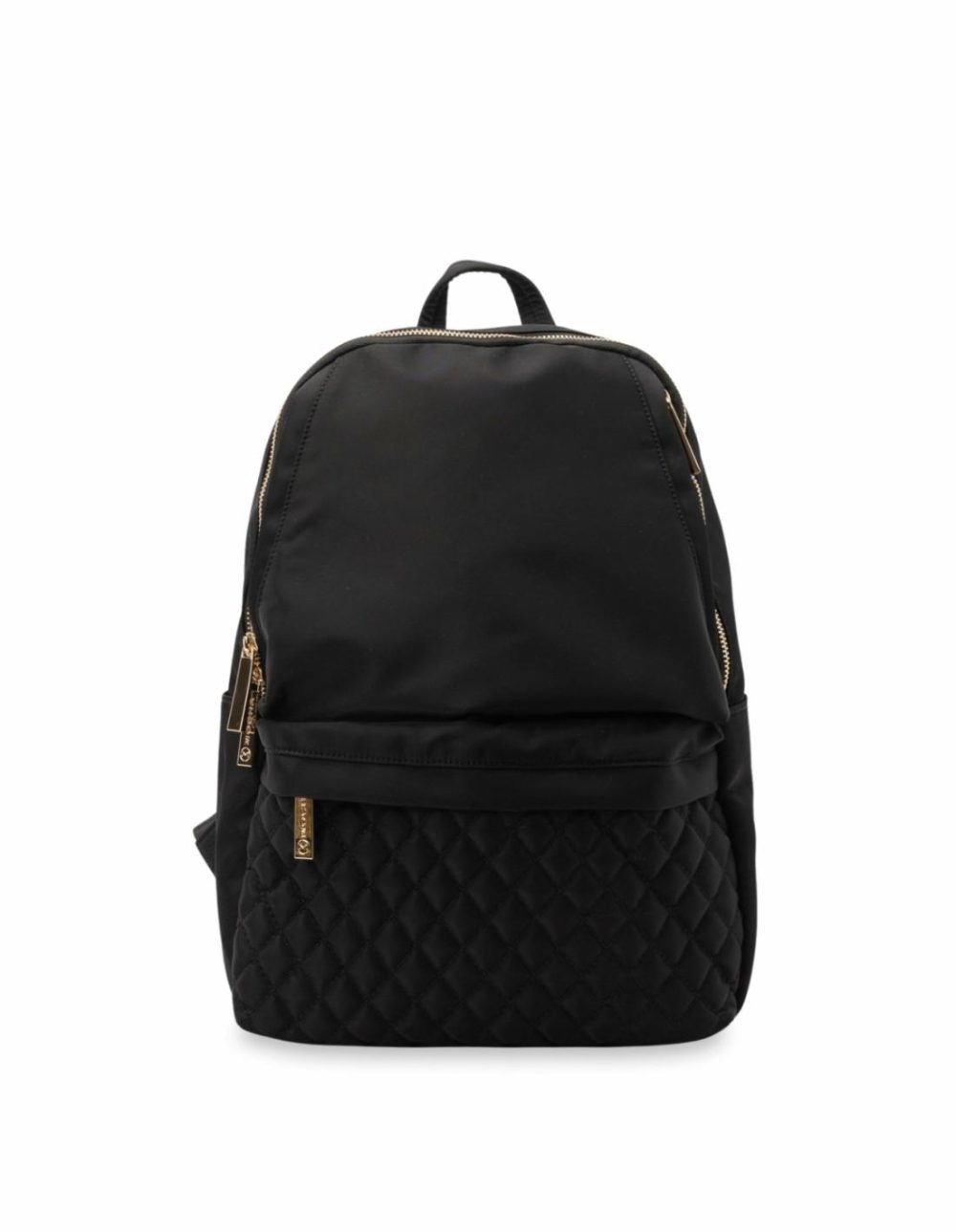 Eddy Quilted Backpack- Black Backpacks