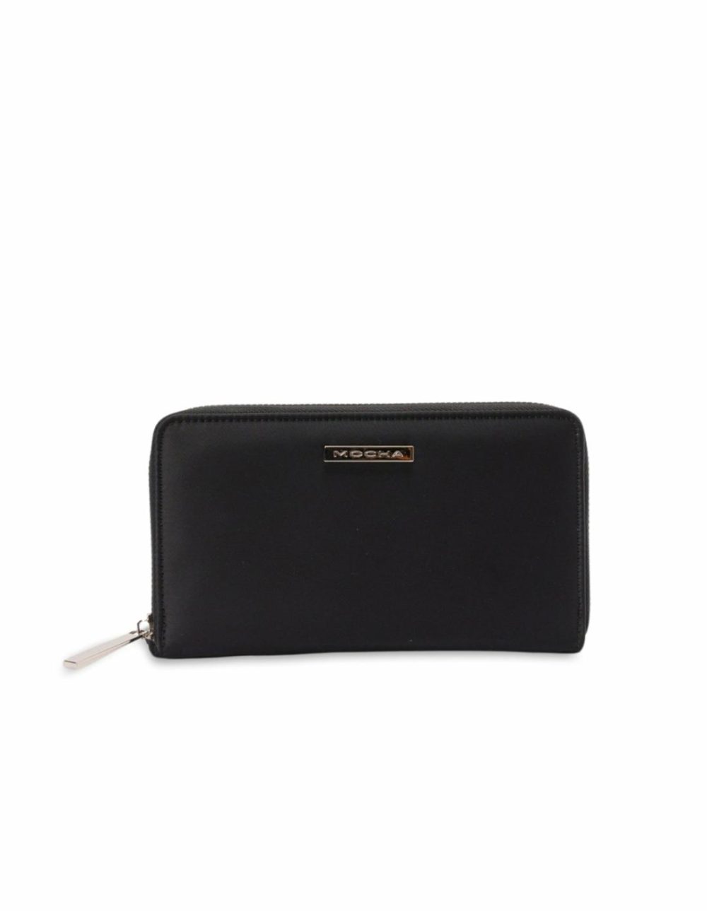 Eden Nylon Long Wallet- Black/Silver Bags