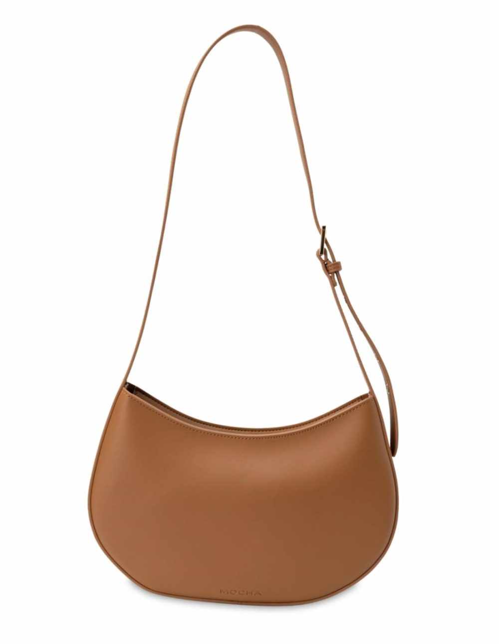 Eliana Leather Shoulder Bag- Tan Bags