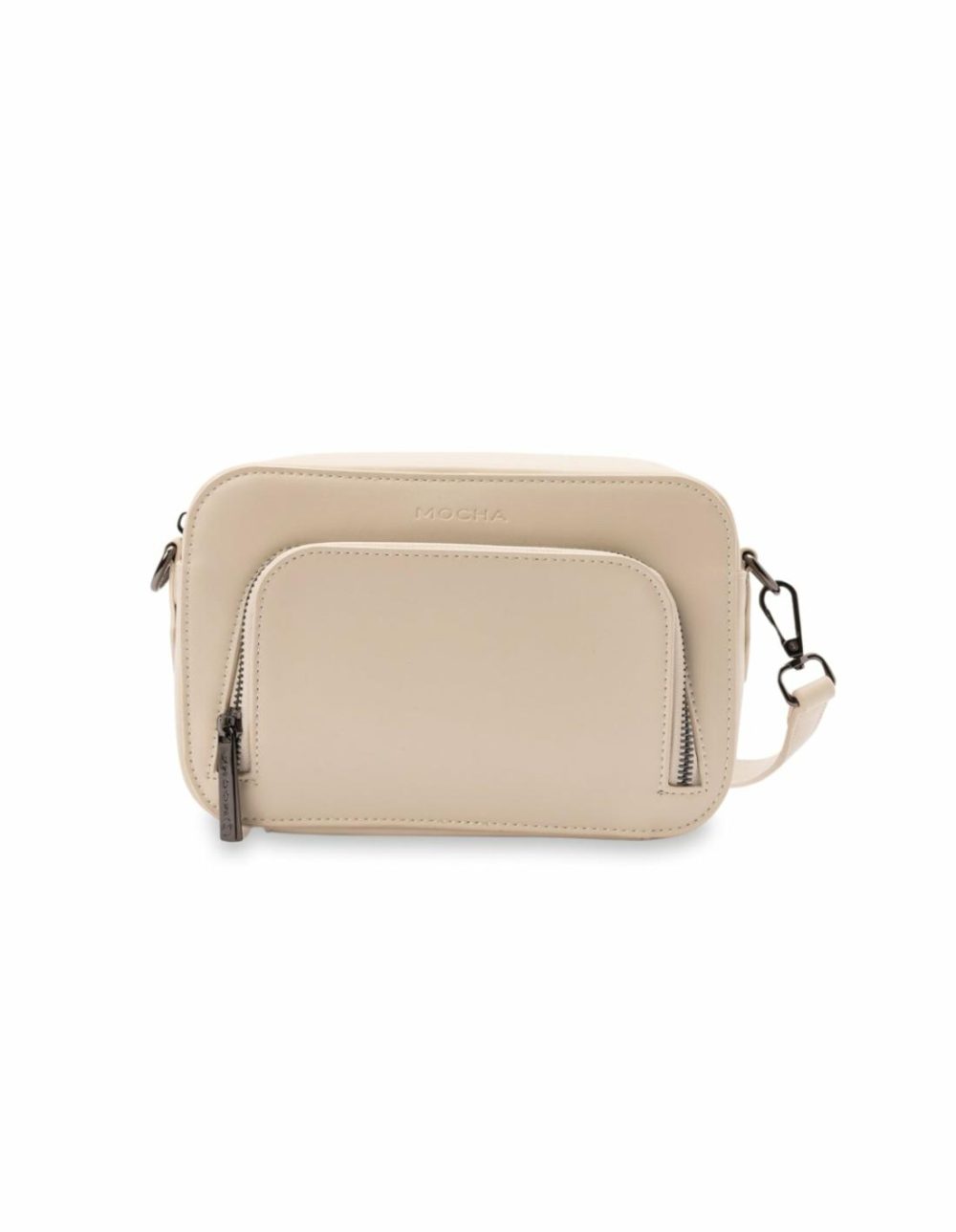 Elliot Boxy Crossbody- Cream Bags