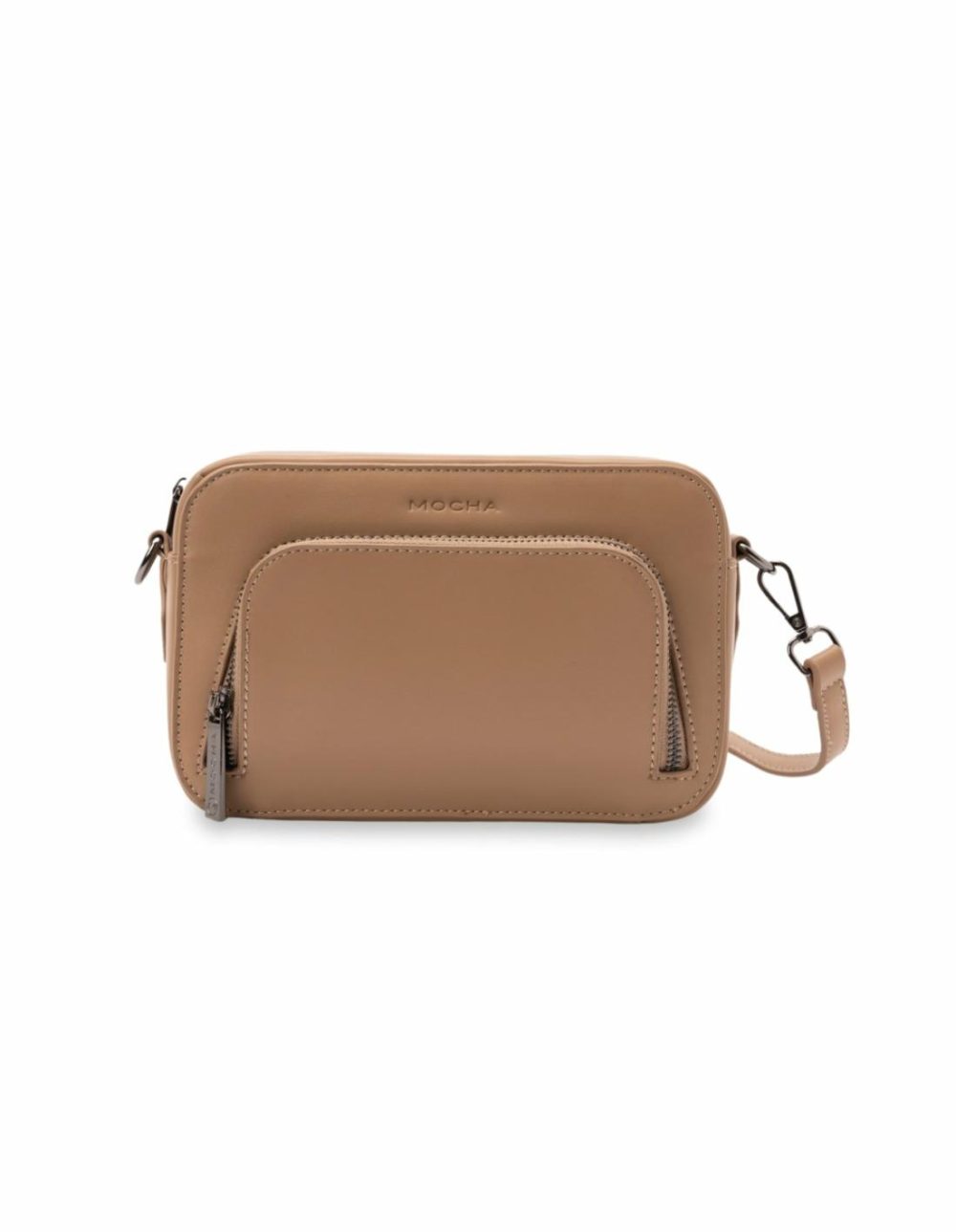 Elliot Boxy Crossbody- Taupe Bags