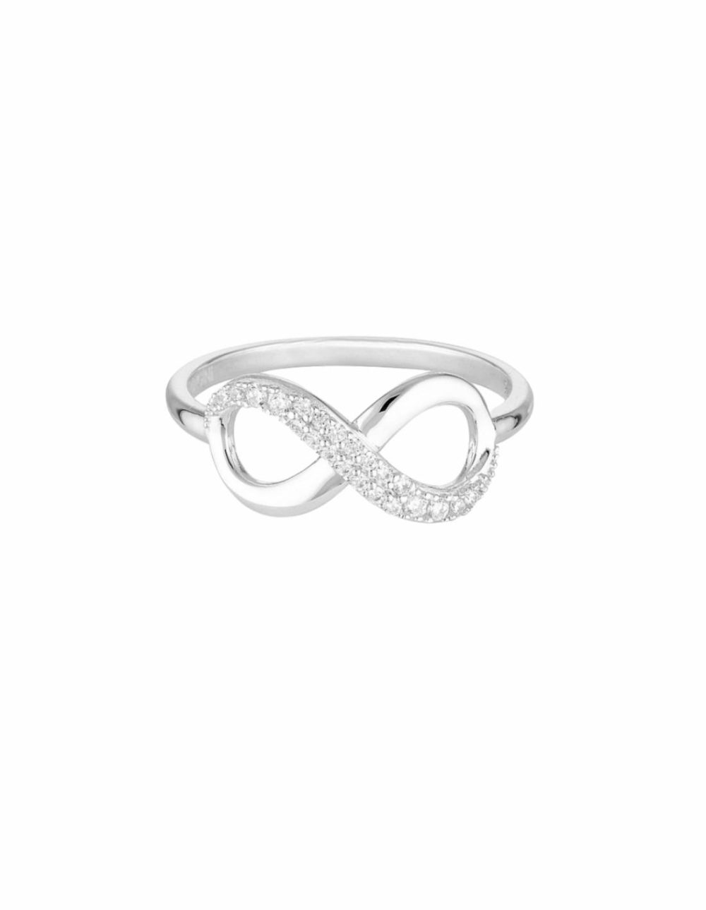 Forever Infinity Ring W/ Cz – Silver Jewellery