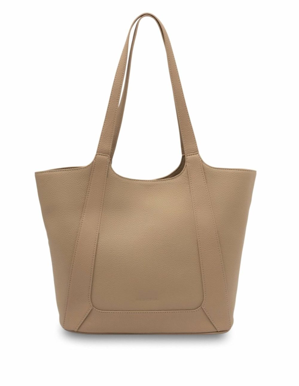 Gianna Leather Tote Bag- Beige Bags