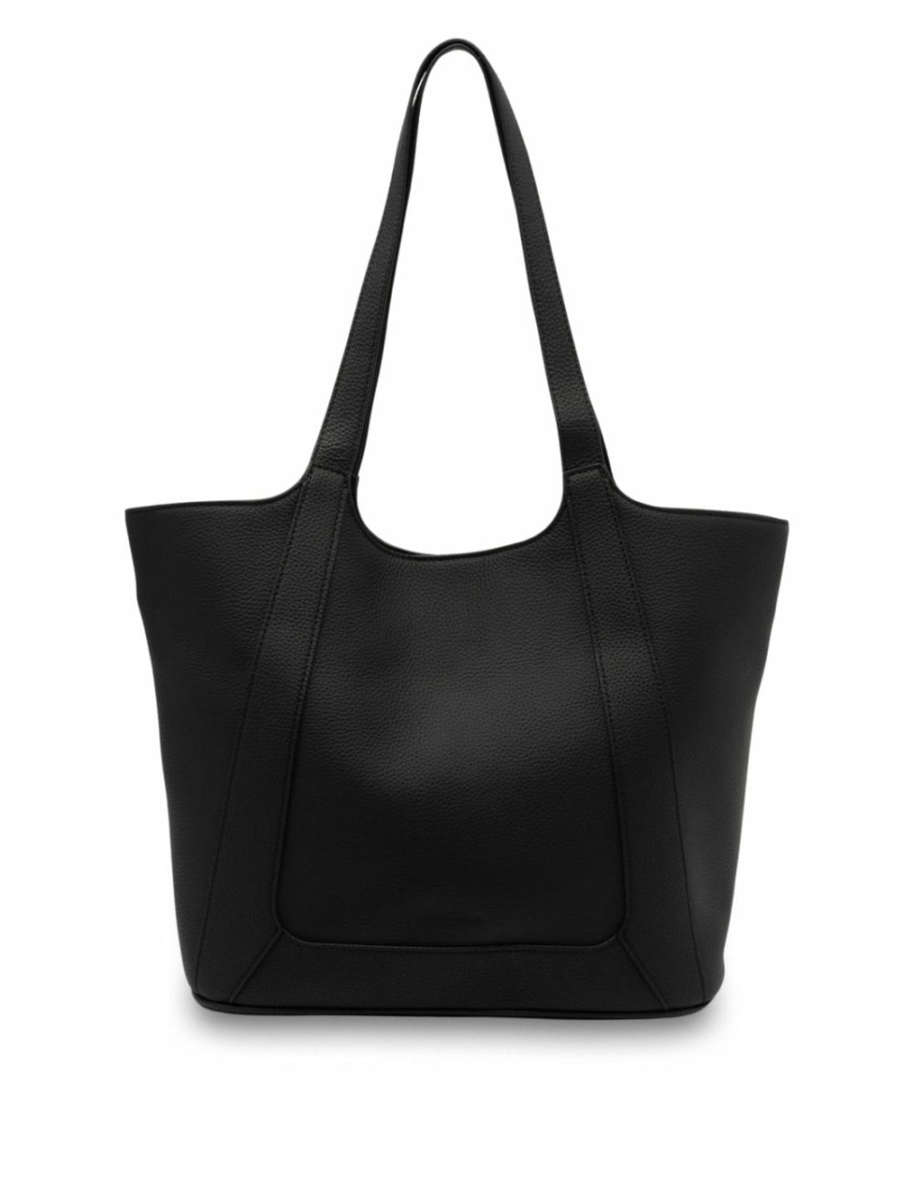 Gianna Leather Tote Bag- Black Bags