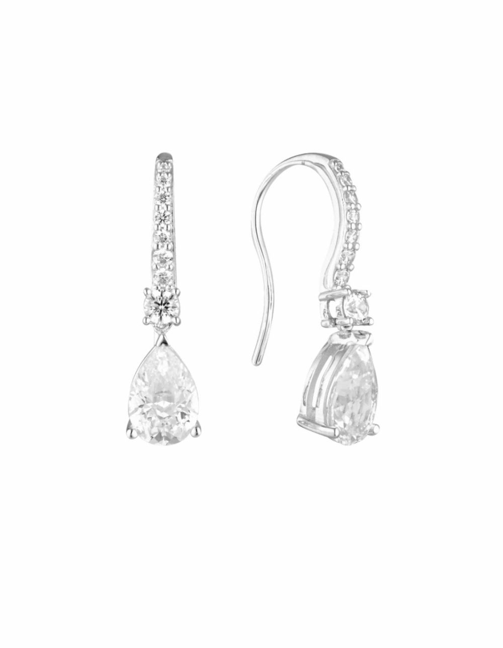 Iconic Bridal Elizabeth Earrings – Silver Earrings