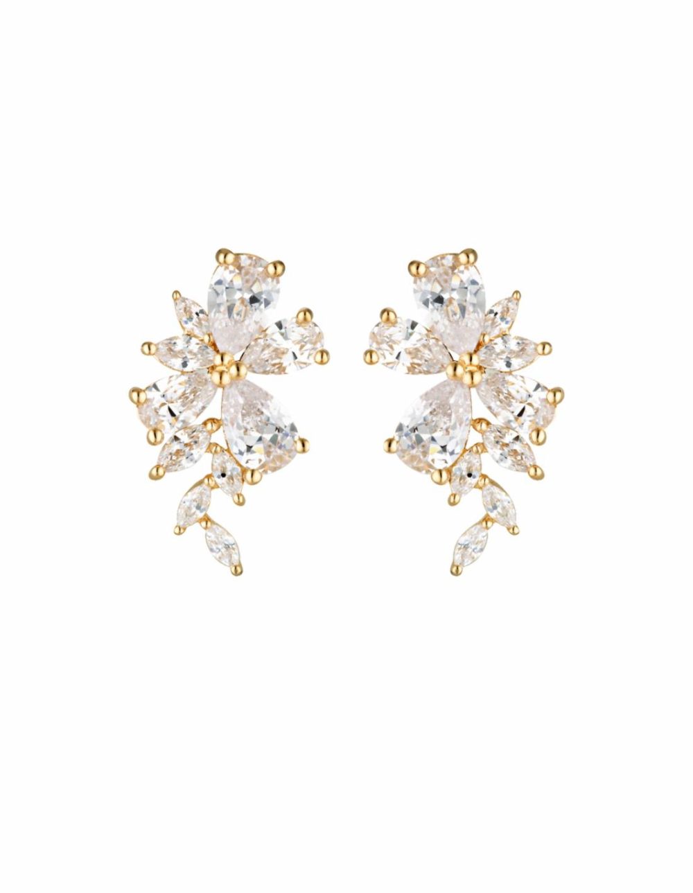 Iconic Bridal Hyacinth Earrings – Gold Earrings