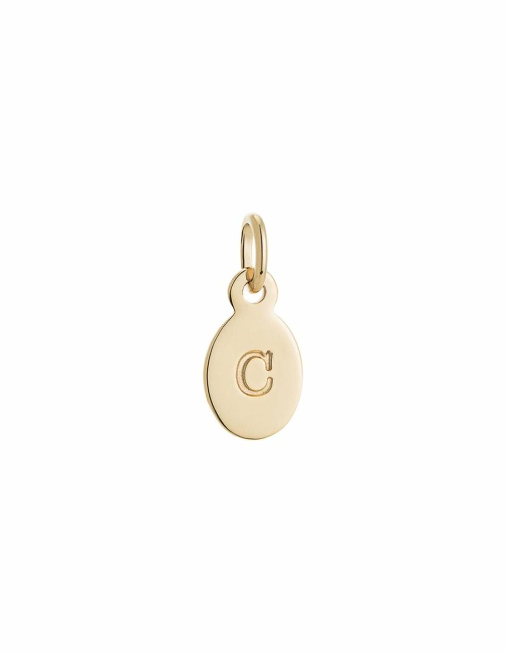 Initial Charm W/ 18K Gold Vermeil – C Charms