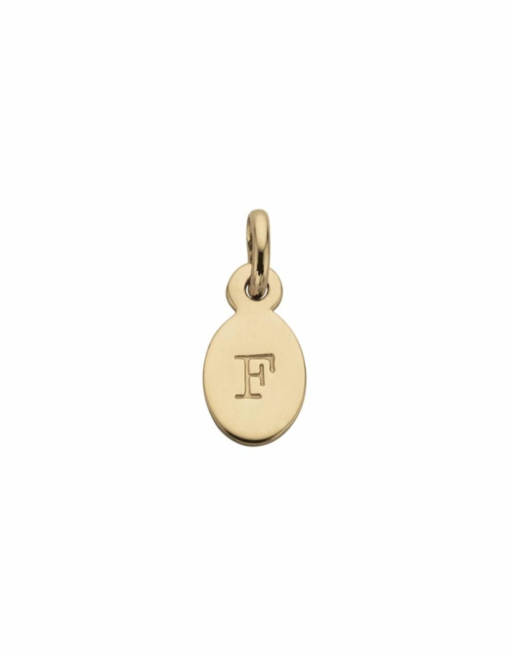 Initial Charm W/ 18K Gold Vermeil – F Charms