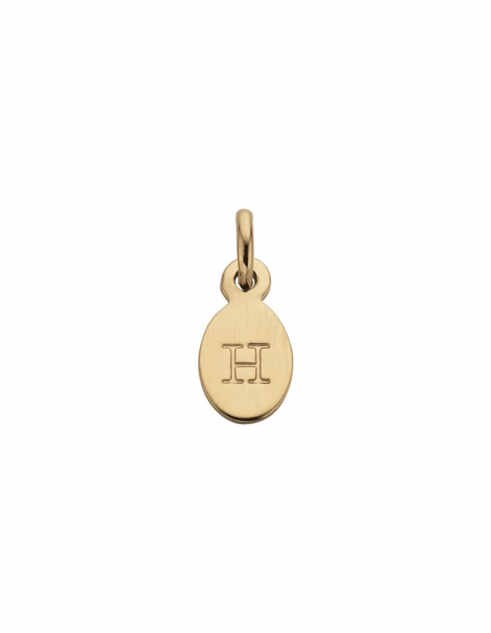 Initial Charm W/ 18K Gold Vermeil – H Charms