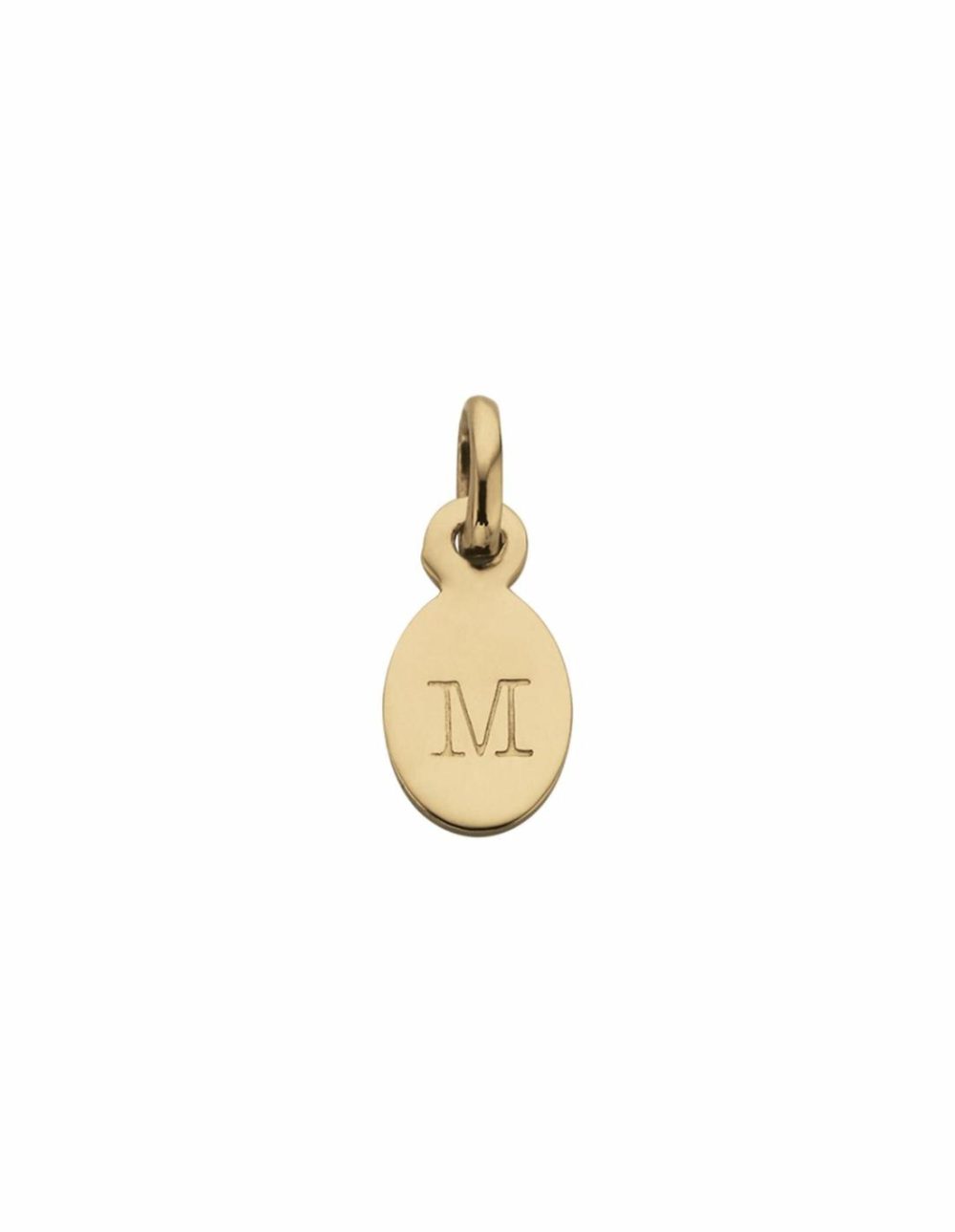 Initial Charm W/ 18K Gold Vermeil – M Charms