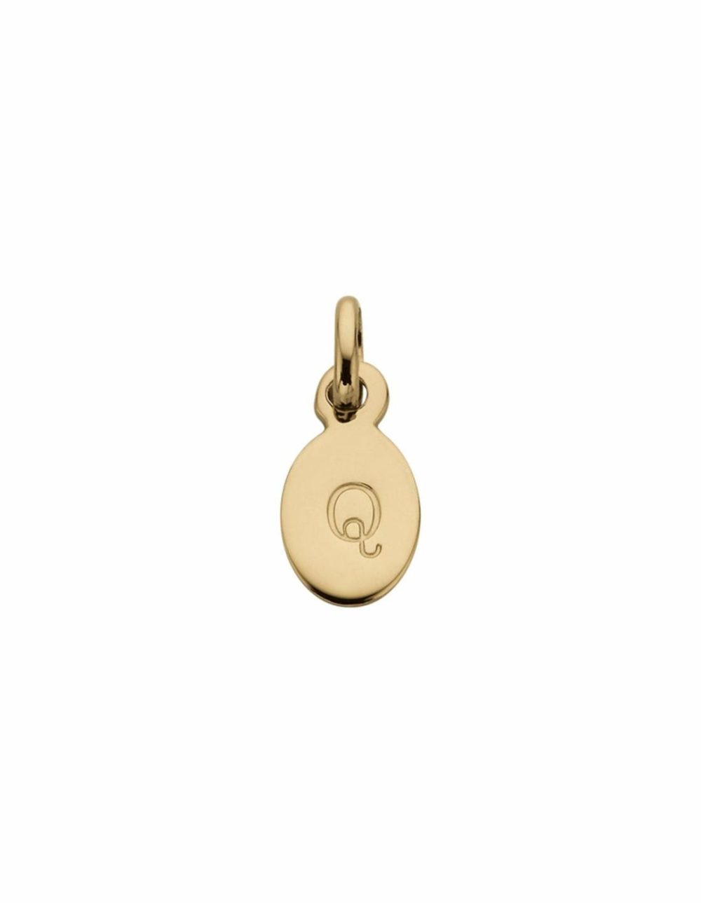 Initial Charm W/ 18K Gold Vermeil – Q Charms