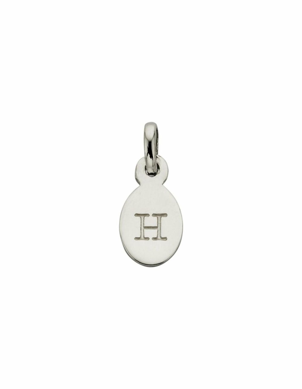 Initial Charm W/ Sterling Silver – H Charms