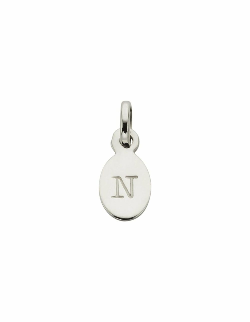 Initial Charm W/ Sterling Silver – N Charms