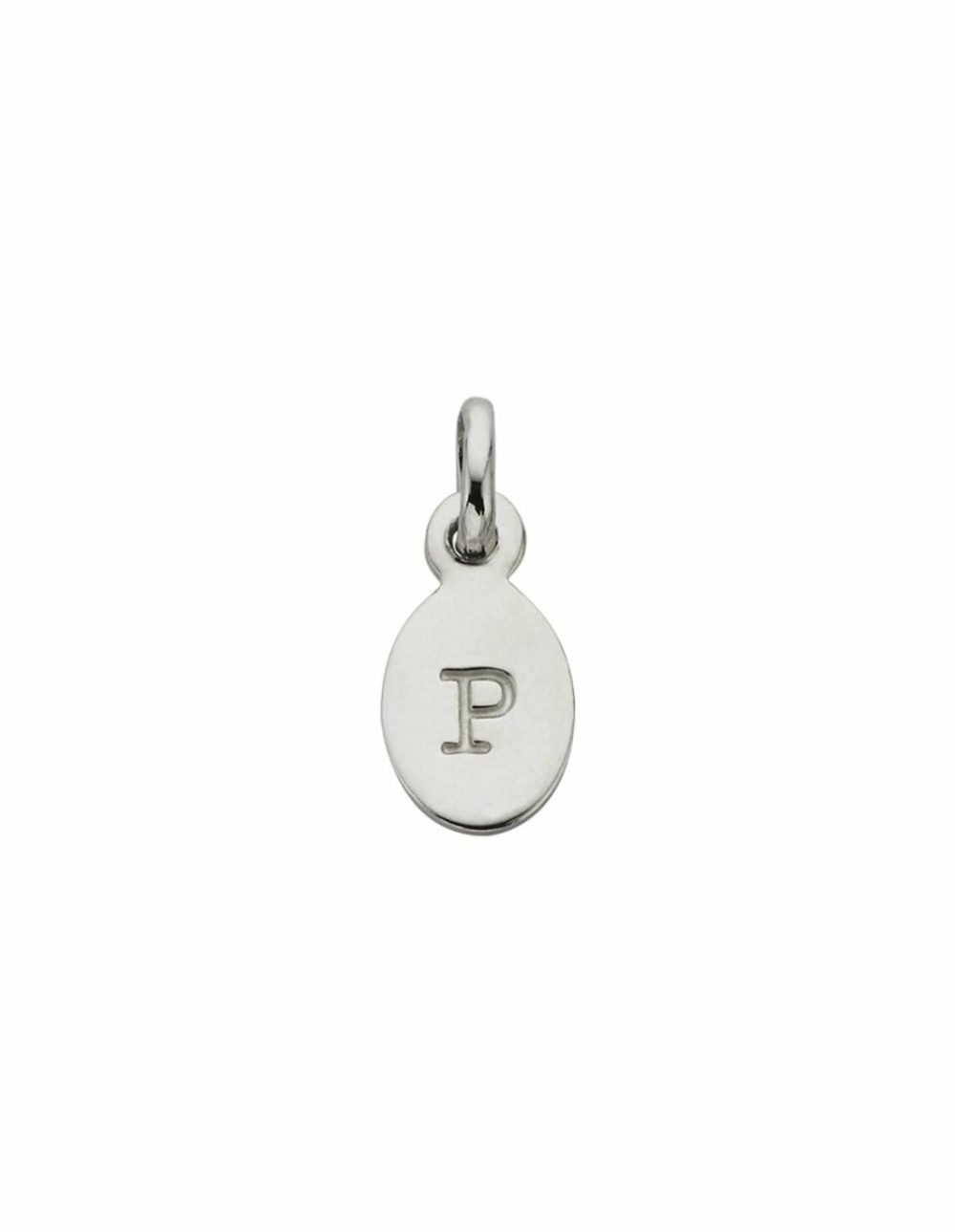 Initial Charm W/ Sterling Silver – P Charms