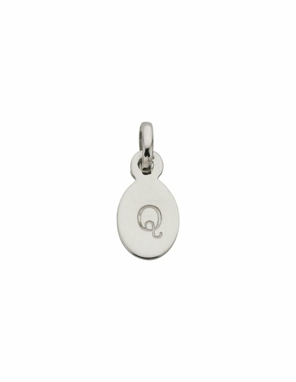 Initial Charm W/ Sterling Silver – Q Charms