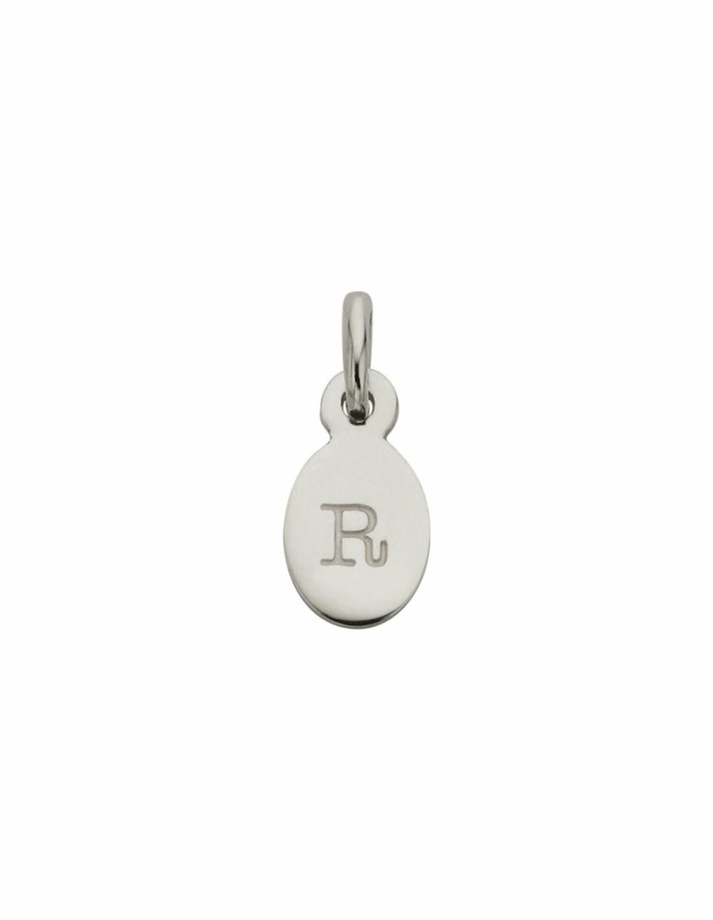 Initial Charm W/ Sterling Silver – R Charms