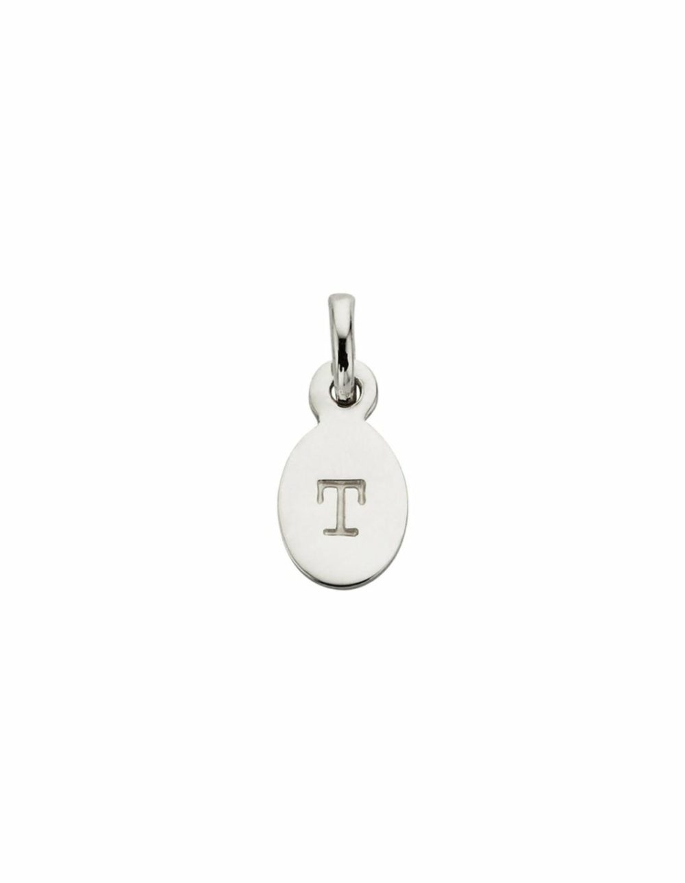 Initial Charm W/ Sterling Silver – T Charms