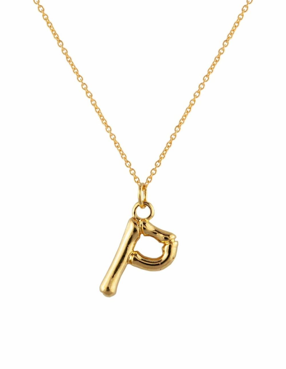 Initial Necklace – P Jewellery