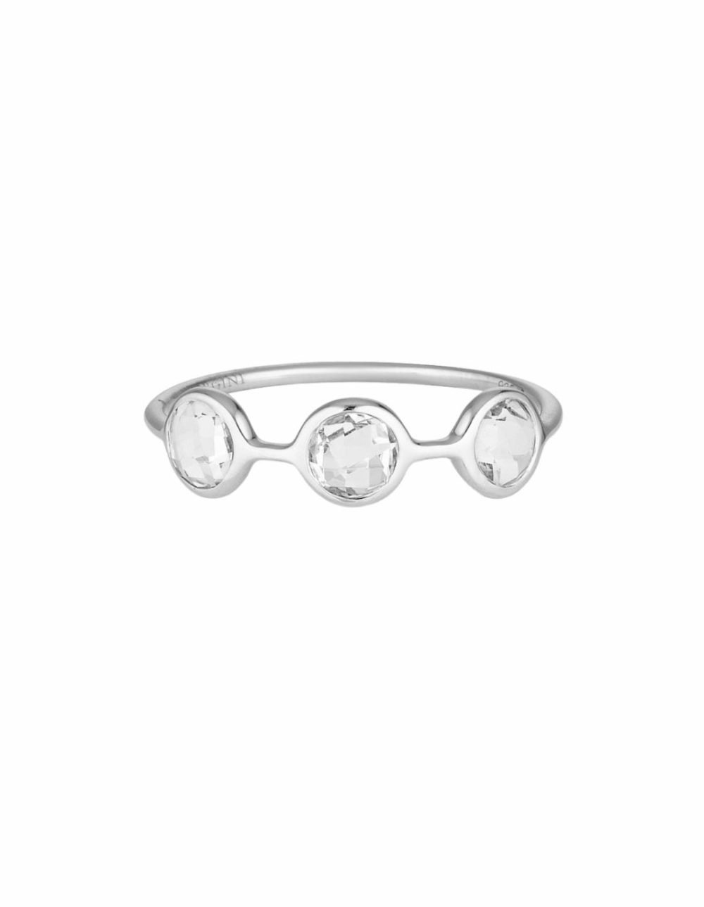 Kiklo Ring W/ White Topaz – Silver Jewellery