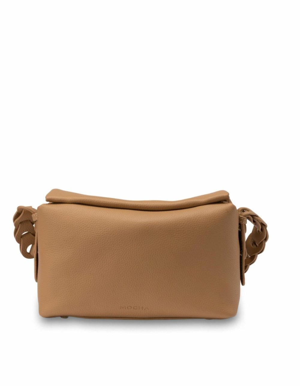 Lidia Leather Boston Bag – Taupe Bags