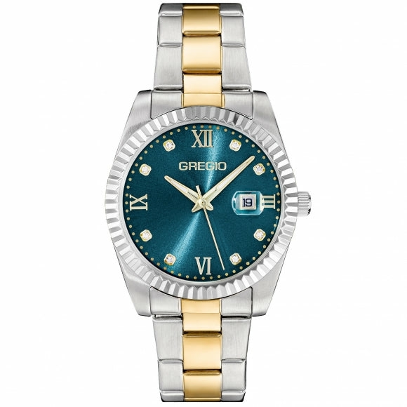 Mallory Watch- Blue/Two-Tone Accessories