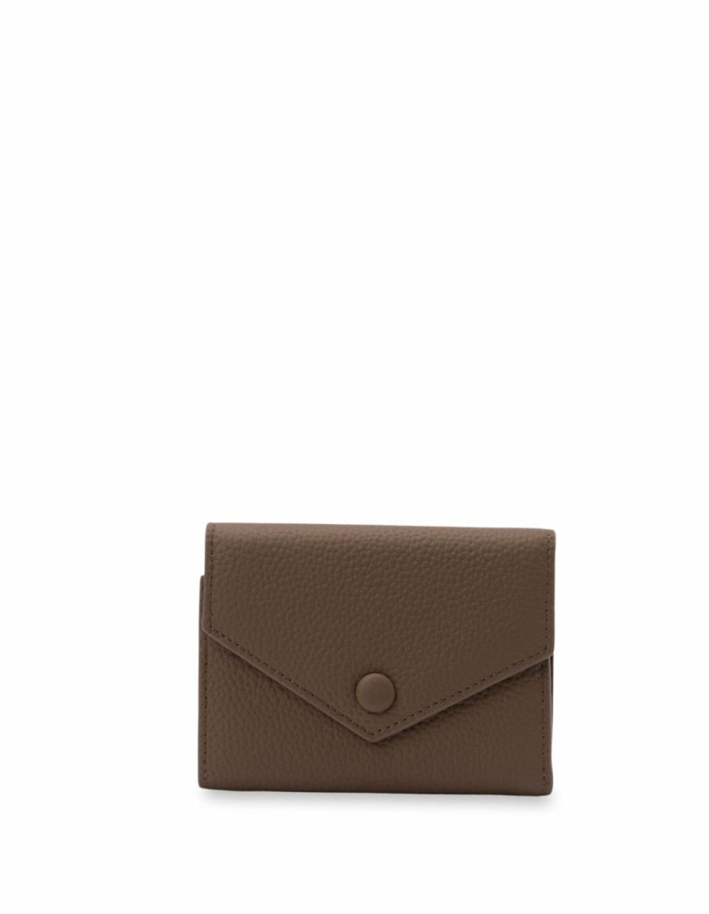 Naomi Leather Small Wallet- Dark Taupe Bags