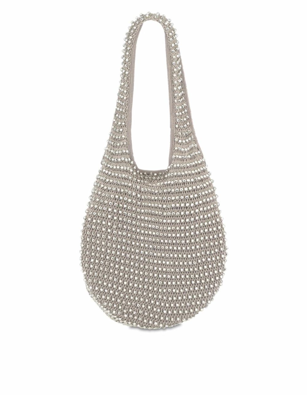 Original Beaded Bag- Silver Bags