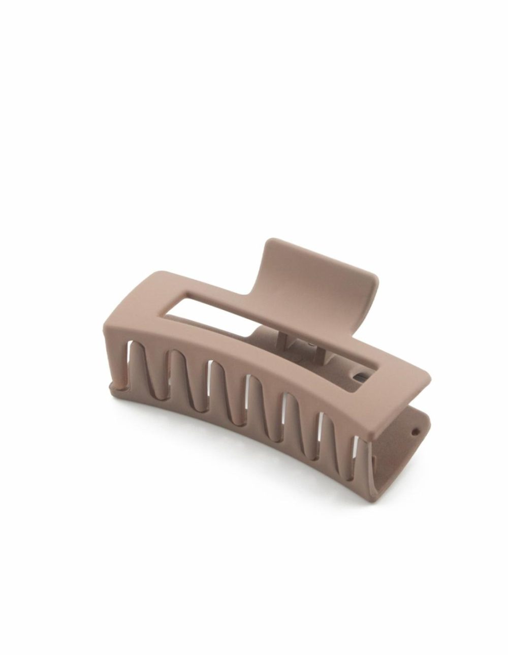 Rectangular Hair Clip- Matte Latte Accessories