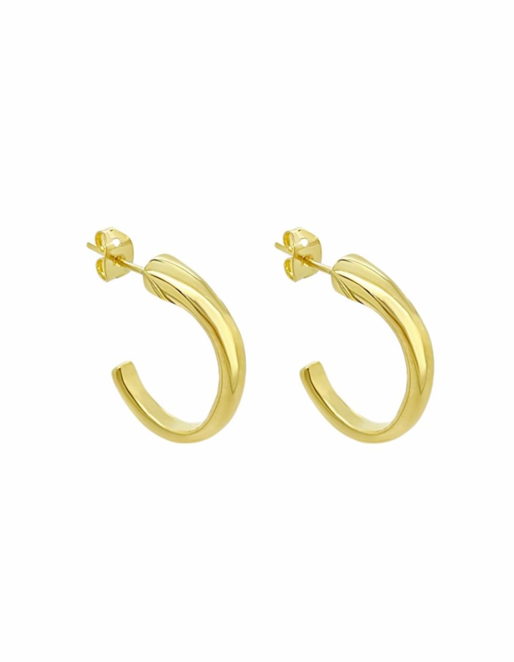 Reformed Hoop Earrings – Gold