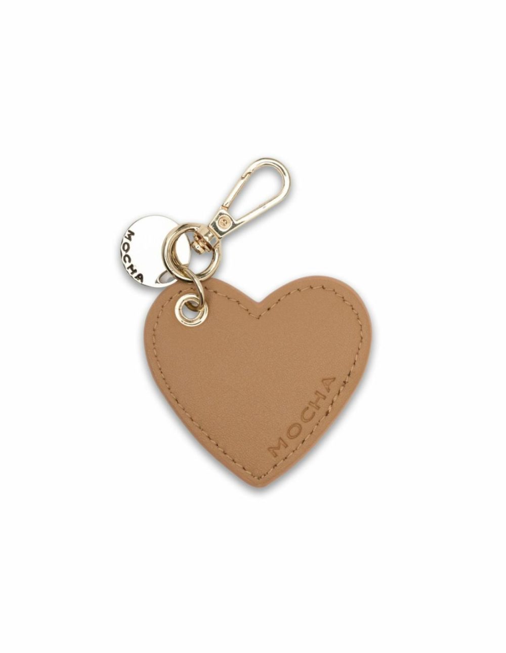 Savannah Heart Key Ring- Tan Accessories