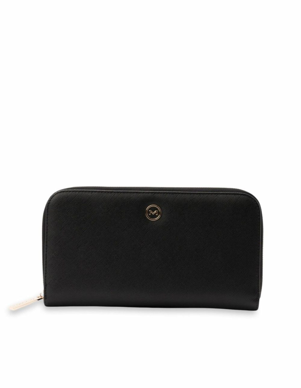 Signature Travel Wallet- Black/Lg Bags