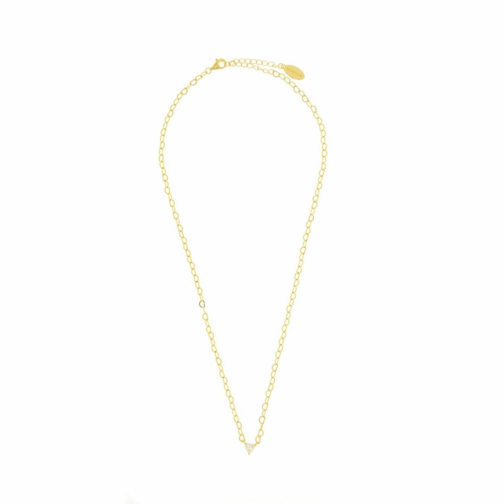 Sweetheart Heart Chain Necklace- Gold Jewellery