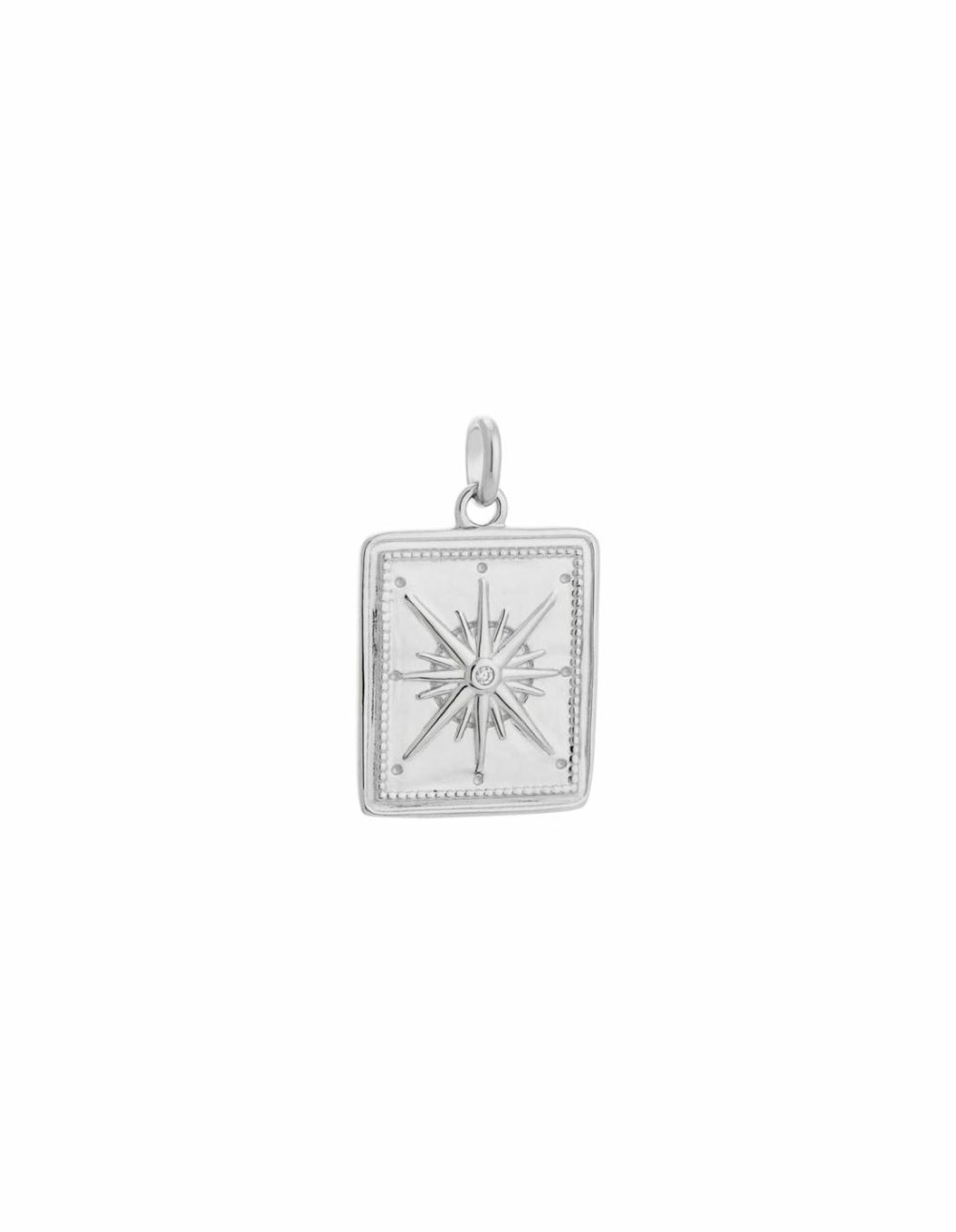 True North Coin Charm – Sterling Silver Charms