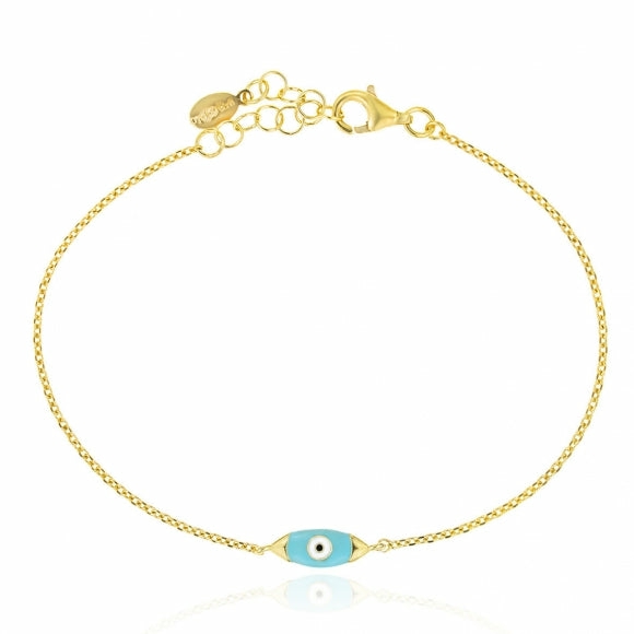 Wish Luck/New In Bracelet W/ Enamel Evil Eye Bracelets