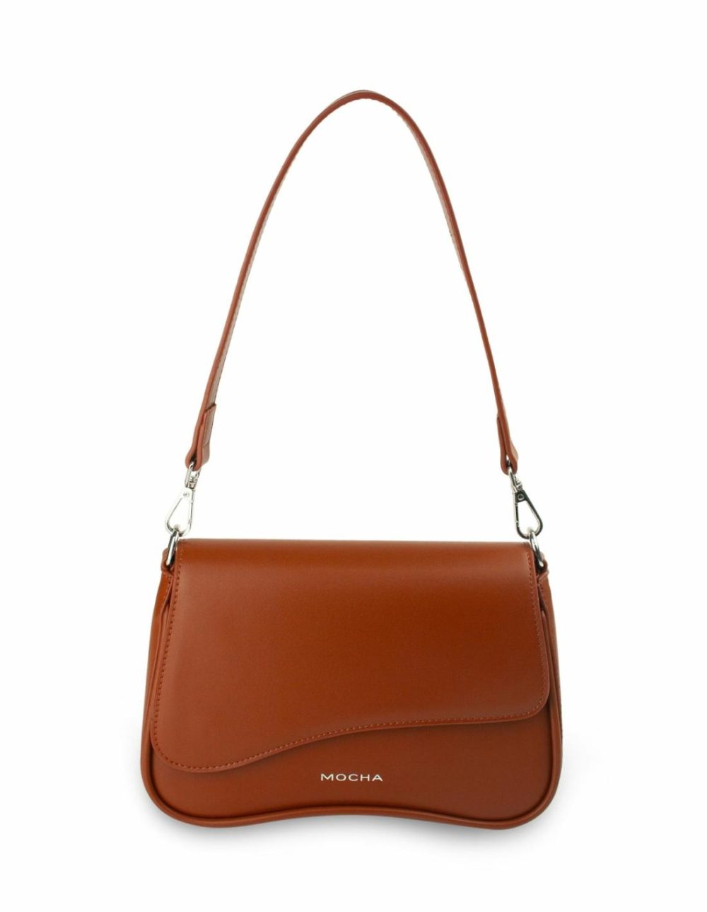 Zoe Wavy Crossbody Bag- Cocoa Bags