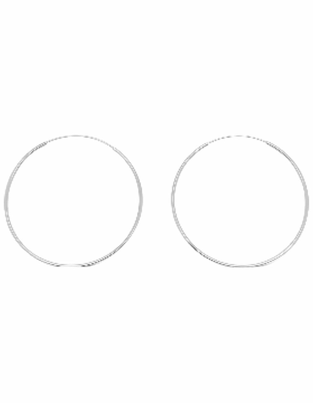 Fine Hoop Earrings – Silver Earrings