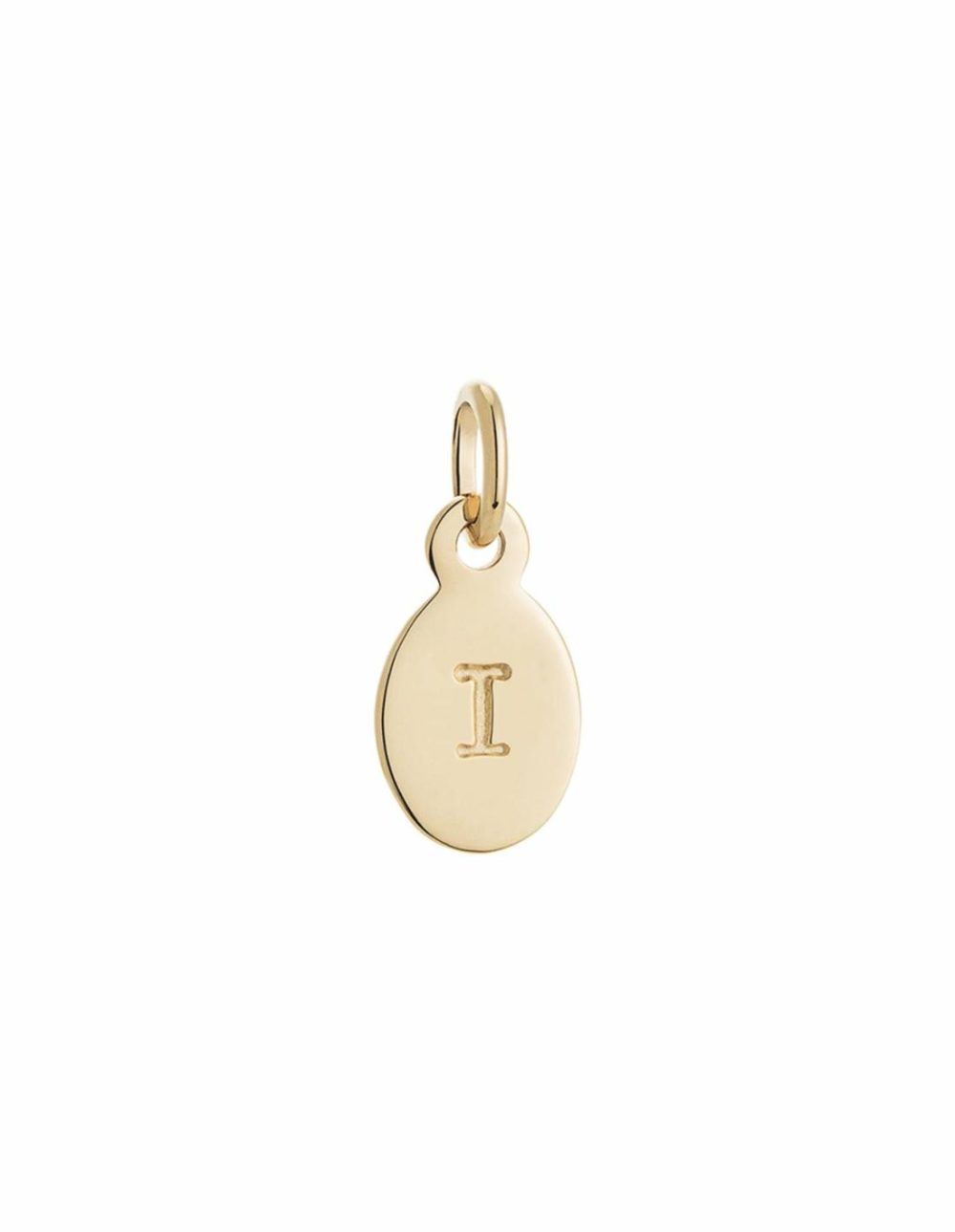 Initial Charm W/ 18K Gold Vermeil – I Charms