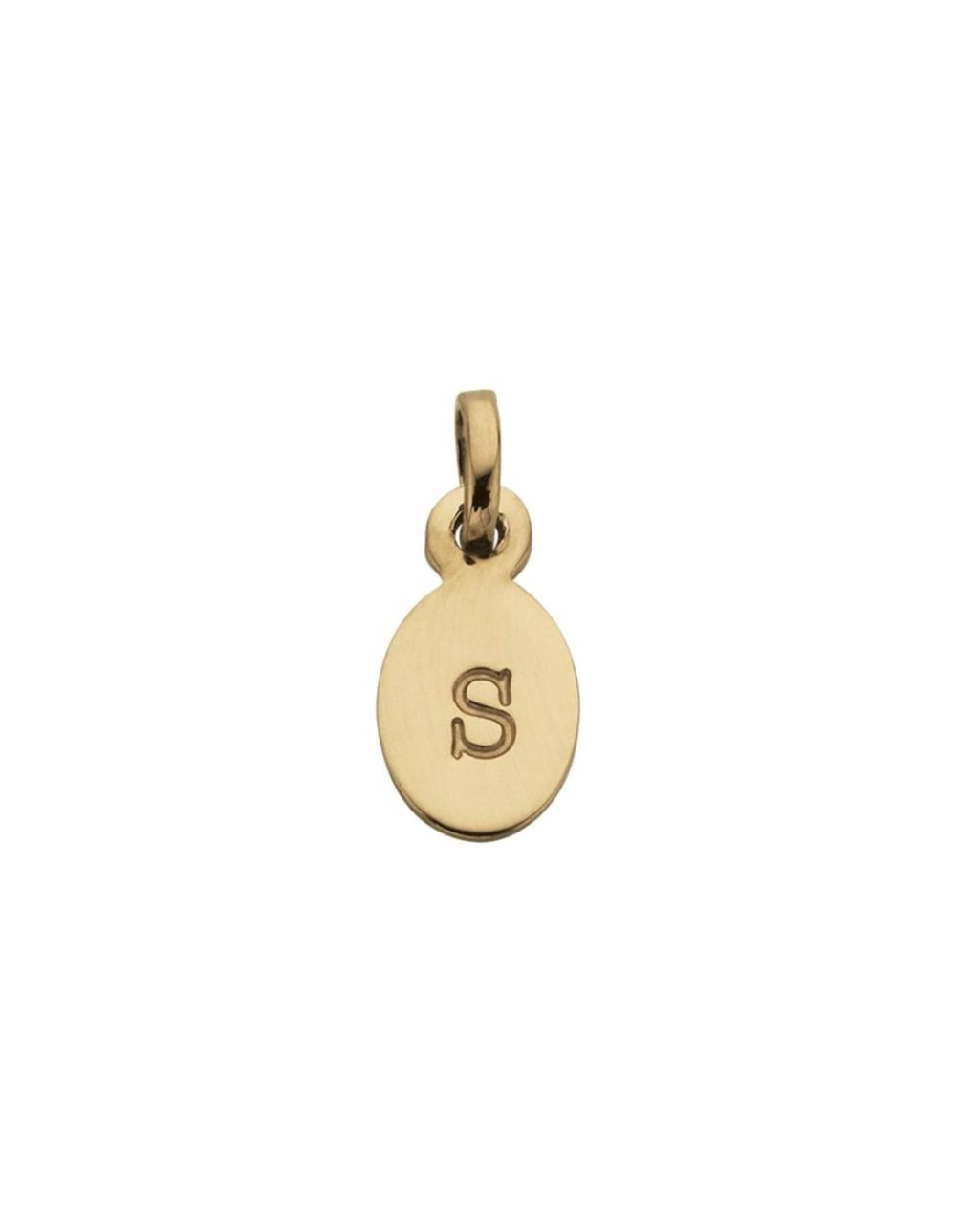 Initial Charm W/ 18K Gold Vermeil – S Charms