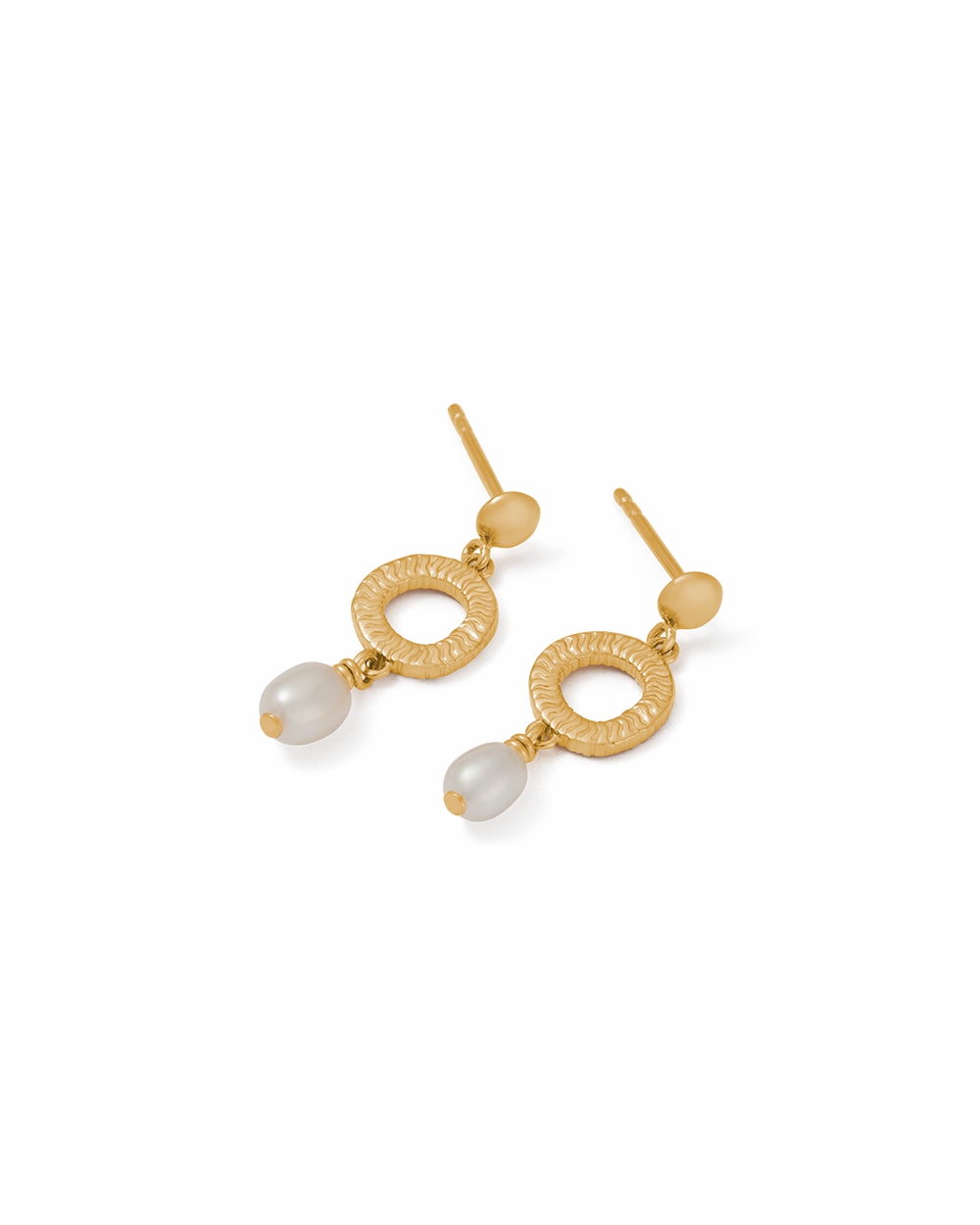 Isole Pearl Earrings- Gold Earrings